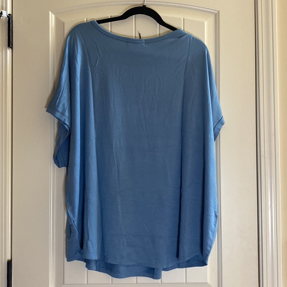 Buffalo David Bitton Short Sleeve Top Blue 2X NWT - Picture 8 of 8